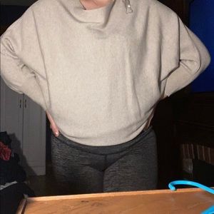 Tan long sleeve sweater shirt